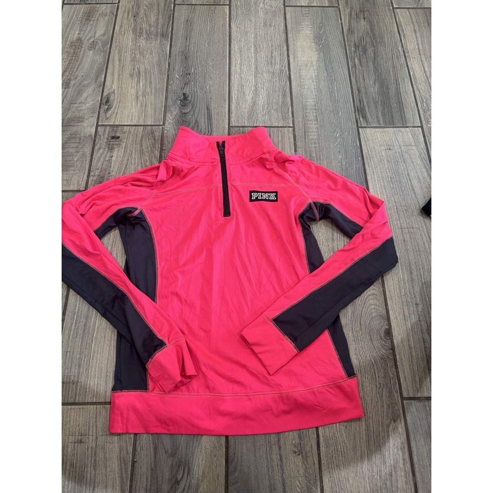 PINK Victoria's Secret Ultimate Quarter Zip Pullover Activewear Top S